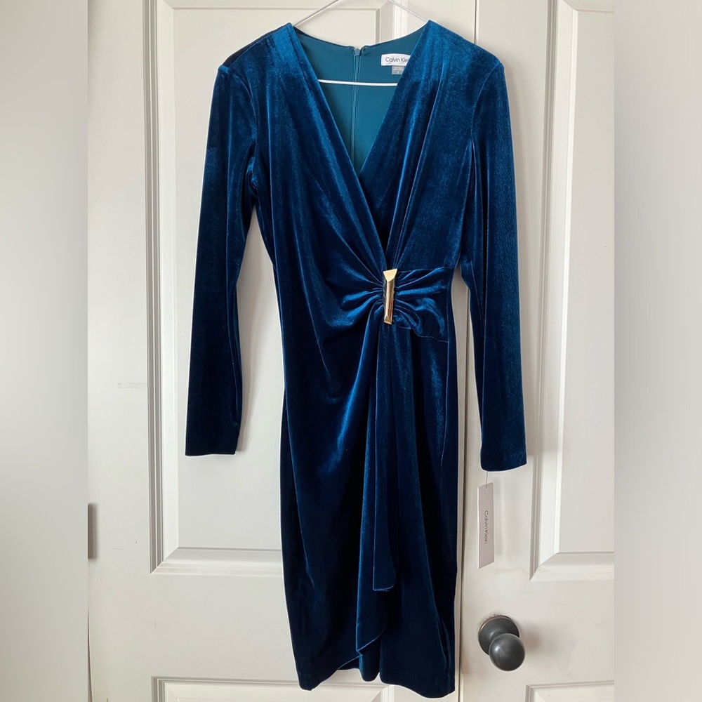 Calvin Klein Blue Dress Size 2 - never worn